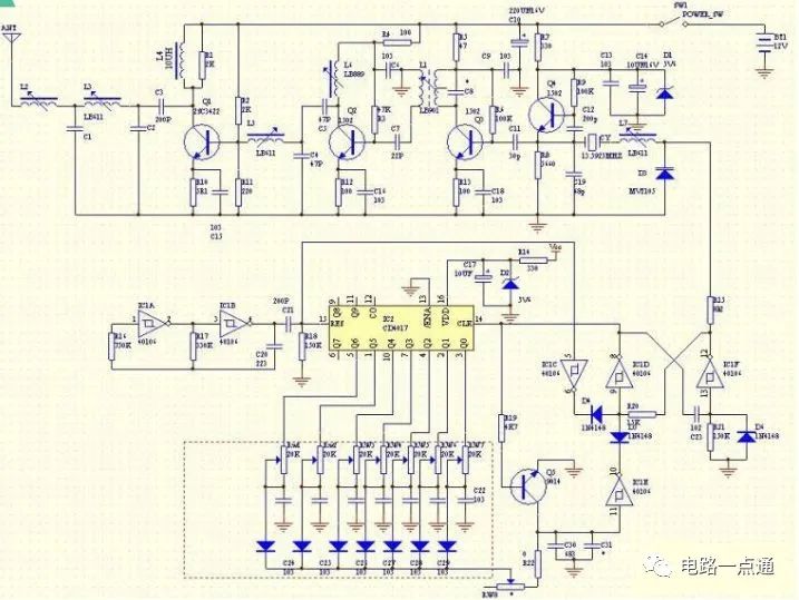 航模遥控器开关电路图大全